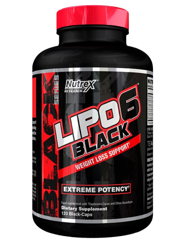 Lipo-6 Black - 120 liquid caps | Nutrex