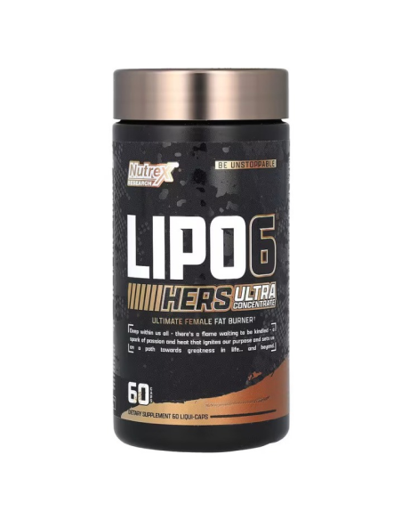 Lipo-6 Black Hers Ultra Concentrate with Caffeine - 60 caps | Nutrex