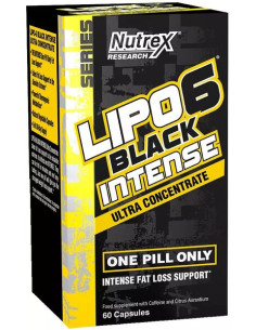 Lipo-6 Black Intense Ultra Concentrate - 60 caps | Nutrex