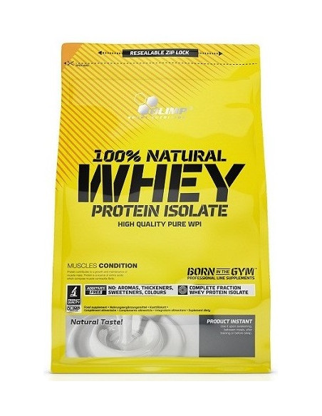100% Natural Whey Protein Isolate, Natural - 600g | Olimp Nutrition