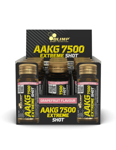 AAKG 7500 Extreme Shot, Grapefruit - 9 x 25 ml....