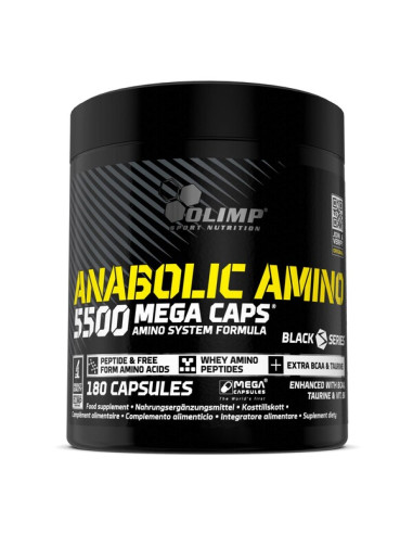 Anabolic Amino 5500, Mega Caps - 180 caps |...