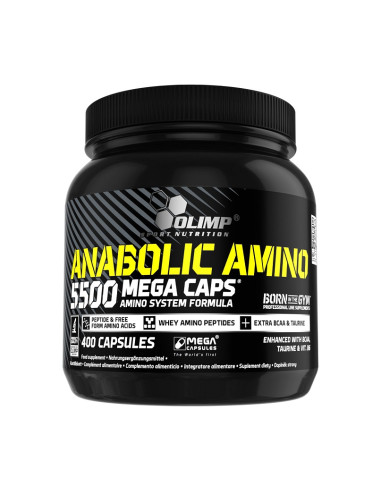 Anabolic Amino 5500, Mega Caps - 400 caps |...