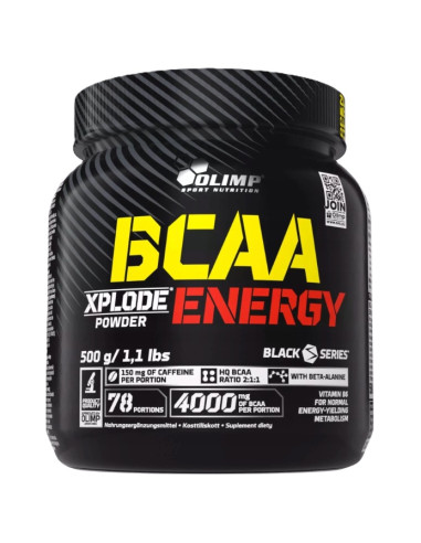 BCAA Xplode Energy, Fruit Punch - 500g | Olimp...