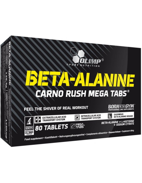 Beta Alanine - Carno Rush Mega Tabs - 80 tabs | Olimp Nutrition