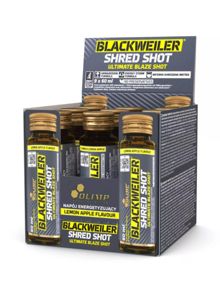 Blackweiler Shred Shot, Lemon Apple - 9 x 60 ml. | Olimp Nutrition