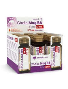 Chela Mag B6 Forte Shot, Orange - 9 x 25 ml. | Olimp...