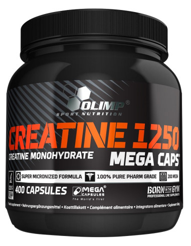 Creatine 1250 Mega Caps - 400 caps | Olimp...
