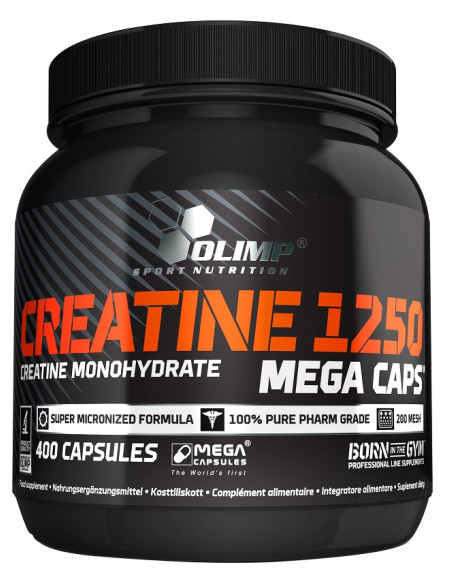 Creatine 1250 Mega Caps - 400 caps | Olimp Nutrition