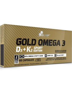 Gold Omega 3 D3 + K2 Sport Edition - 60 caps | Olimp...
