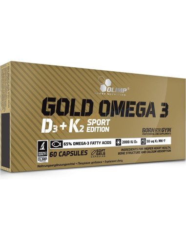 Gold Omega 3 D3 + K2 Sport Edition - 60 caps |...