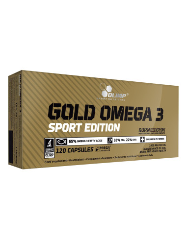 Gold Omega 3, Sport Edition - 120 caps | Olimp...