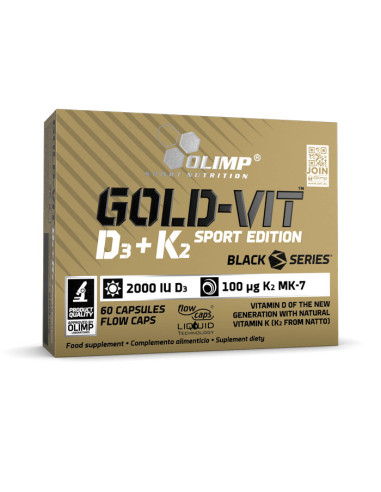 Gold Vit D3 + K2 Sport Edition - 60 caps |...