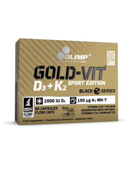 Gold Vit D3 + K2 Sport Edition - 60 caps | Olimp Nutrition