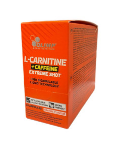 L-Carnitine + Caffeine Extreme Shot, Orange - 10 x 25 ml....