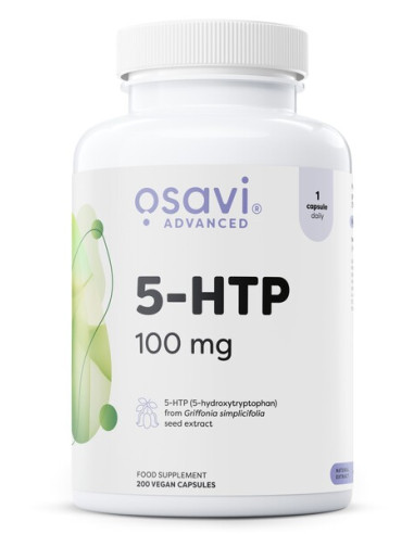 5-HTP, 100mg - 200 vegan caps | Osavi