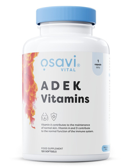 ADEK Vitamins - 120 softgels | Osavi