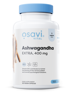 Ashwagandha Extra, 400mg - 120 vegan caps | Osavi
