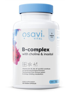 B-Complex with Choline & Inositol - 120 vegan caps | Osavi
