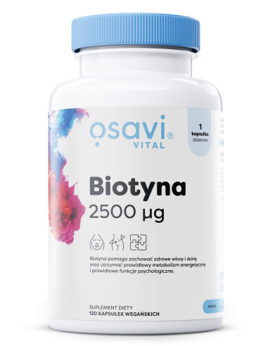 Biotyna, 2500mcg - 120 vegan caps | Osavi