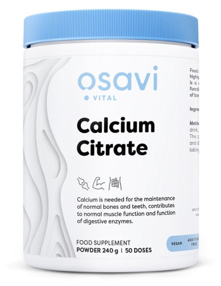 Calcium Citrate, Powder - 240g | Osavi
