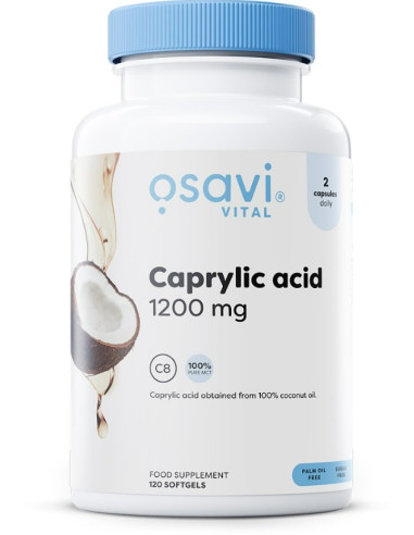 Caprylic Acid, 1200mg - 120 softgels | Osavi