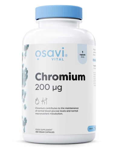 Chromium, 200mcg - 250 vegan caps | Osavi
