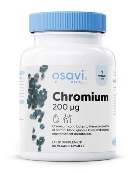Chromium, 200mcg - 60 vegan caps | Osavi