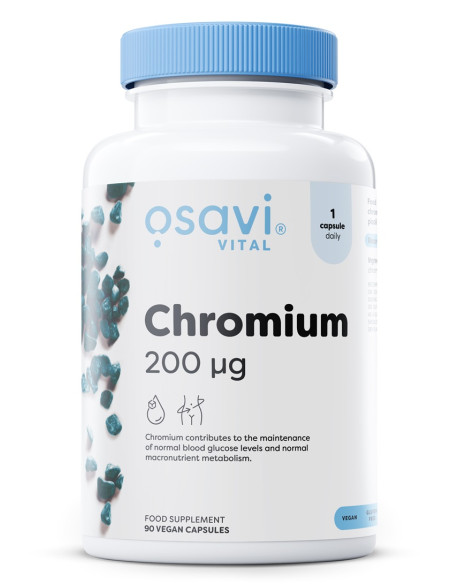 Chromium, 200mcg - 90 vegan caps | Osavi