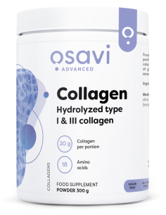 Collagen Peptides - Hydrolyzed Type 1 & 3 - 300g | Osavi