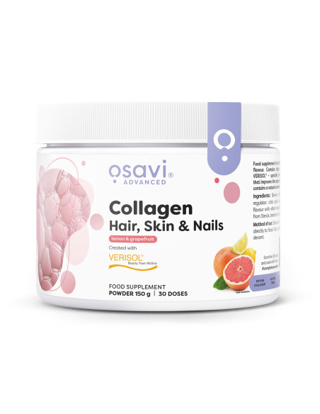 Collagen Peptides (Hair Skin & Nails), Lemon & Grapefruit - 150g | Osavi