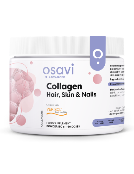 Collagen Peptides (Hair, Skin & Nails), Unflavoured - 150g | Osavi