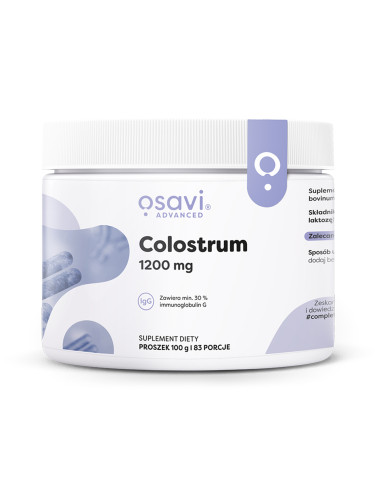 Colostrum Proszek, 1200mg - 100g | Osavi
