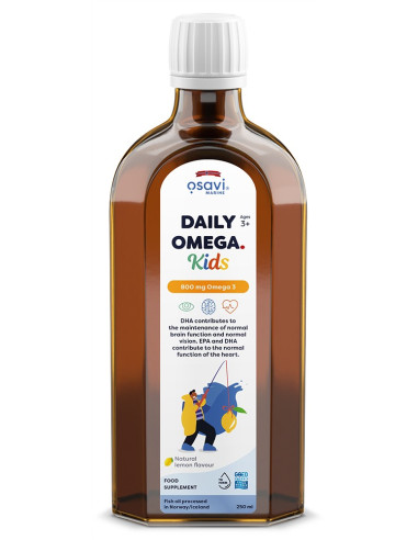 Daily Omega Kids, 800mg Omega 3 (Natural Lemon)...