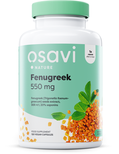 Fenugreek, 550mg - 120 vcaps | Osavi