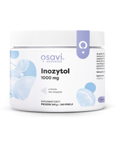 Inozytol Proszek, 1000mg - 240g | Osavi