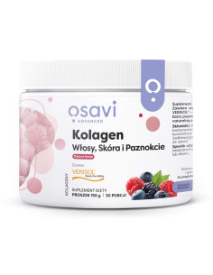 Kolagen (Włosy, Skóra i Paznokcie), Owoce Leśne - 150g |...