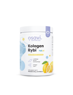 Kolagen Rybi z Dzikiego Dorsza, Cytryna - 360g | Osavi