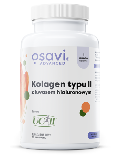Kolagen Typu II z Kwasem Hialuronowym - 60 caps | Osavi