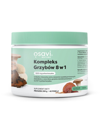 Kompleks Grzybów 8 w 1 - 200g | Osavi