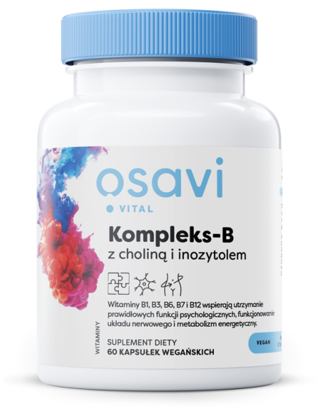 Kompleks-B z Choliną i Inozytolem - 60 vegan caps | Osavi
