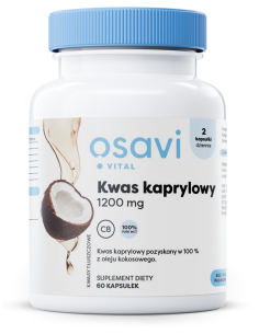 Kwas Kaprylowy, 1200mg - 60 softgels | Osavi