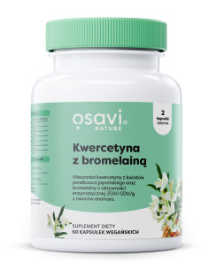 Kwercetyna z Bromelainą - 60 vegan caps | Osavi