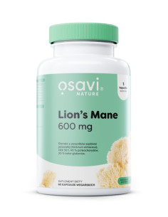 Lion’s Mane (Nature), 600mg - 60 vegan caps | Osavi