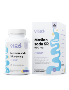 Maślan sodu SR, 960mg - 60 vegan capsules | Osavi