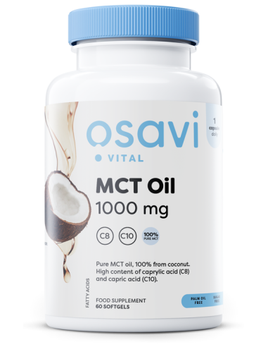 MCT Oil, 1000mg - 60 softgels | Osavi