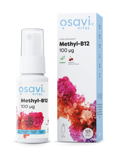 Methyl-B12 Oral Spray, 100mcg (Cherry) - 25 ml. | Osavi