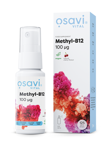 Methyl-B12 Oral Spray, 100mcg (Cherry) - 25 ml....