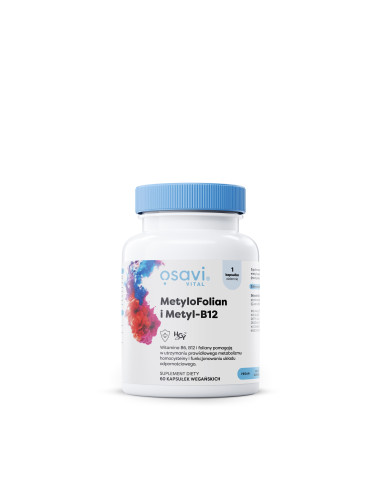 MetyloFolian i Metyl-B12 - 60 vegan caps | Osavi