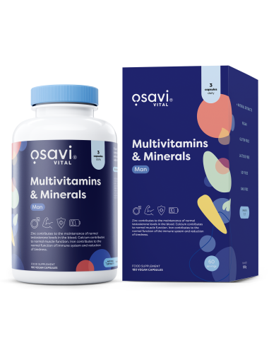 Multivitamins & Minerals Man - 180 vegan caps |...
